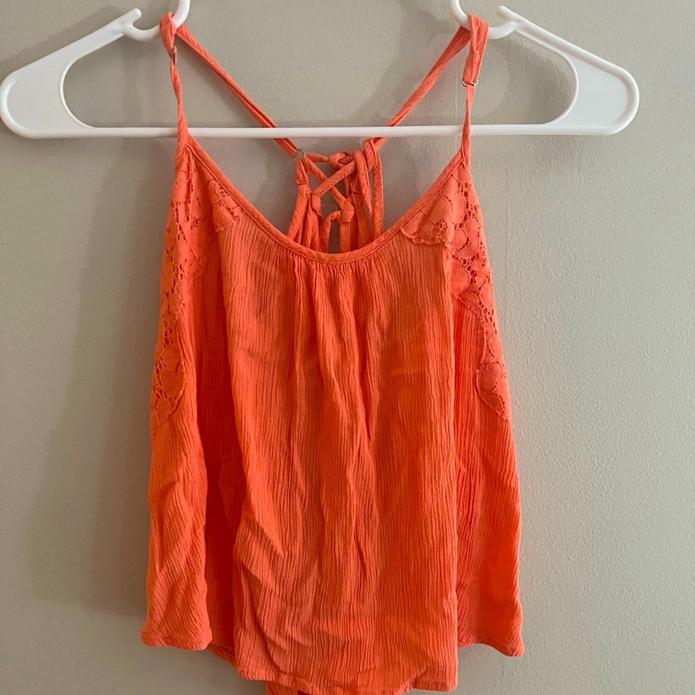 Mine coral tank top